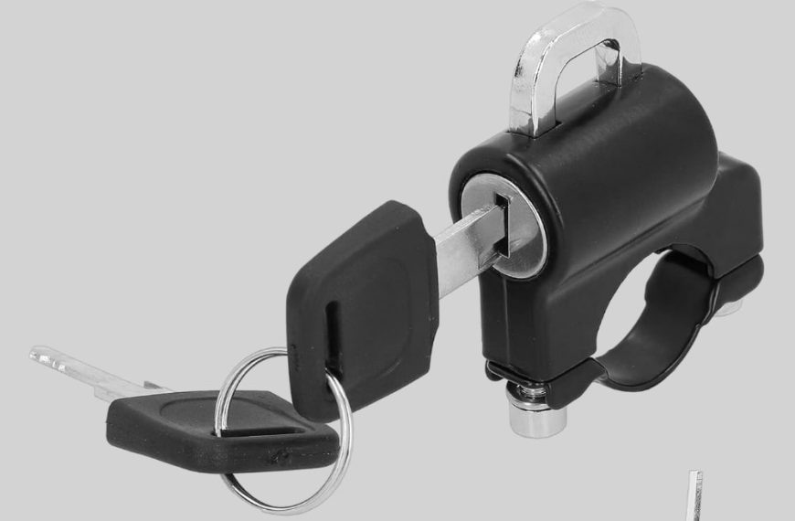 Motorcycle Helmet Lock