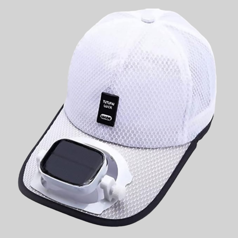 Cap with Solar Fan